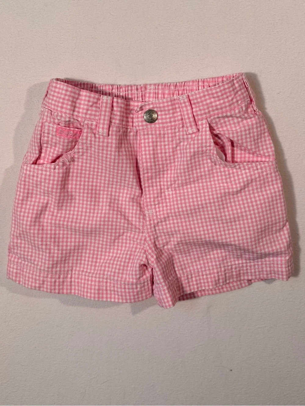 Vintage Oshkosh Pink Gingham Shorts